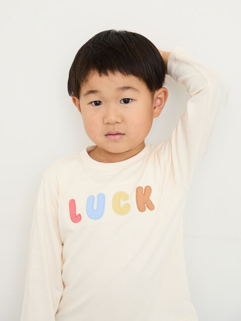 Samansa Mos2 Lagom「パッチワークロゴロンT」|Tシャツ・カットソー|