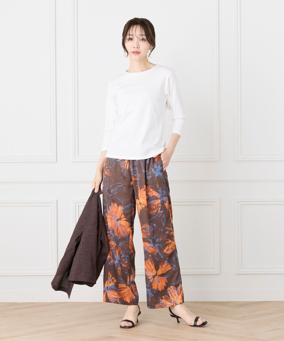 7-IDconcept.「《大きいサイズ》7分袖Tシャツ《日本製》」|Tシャツ・カットソー|