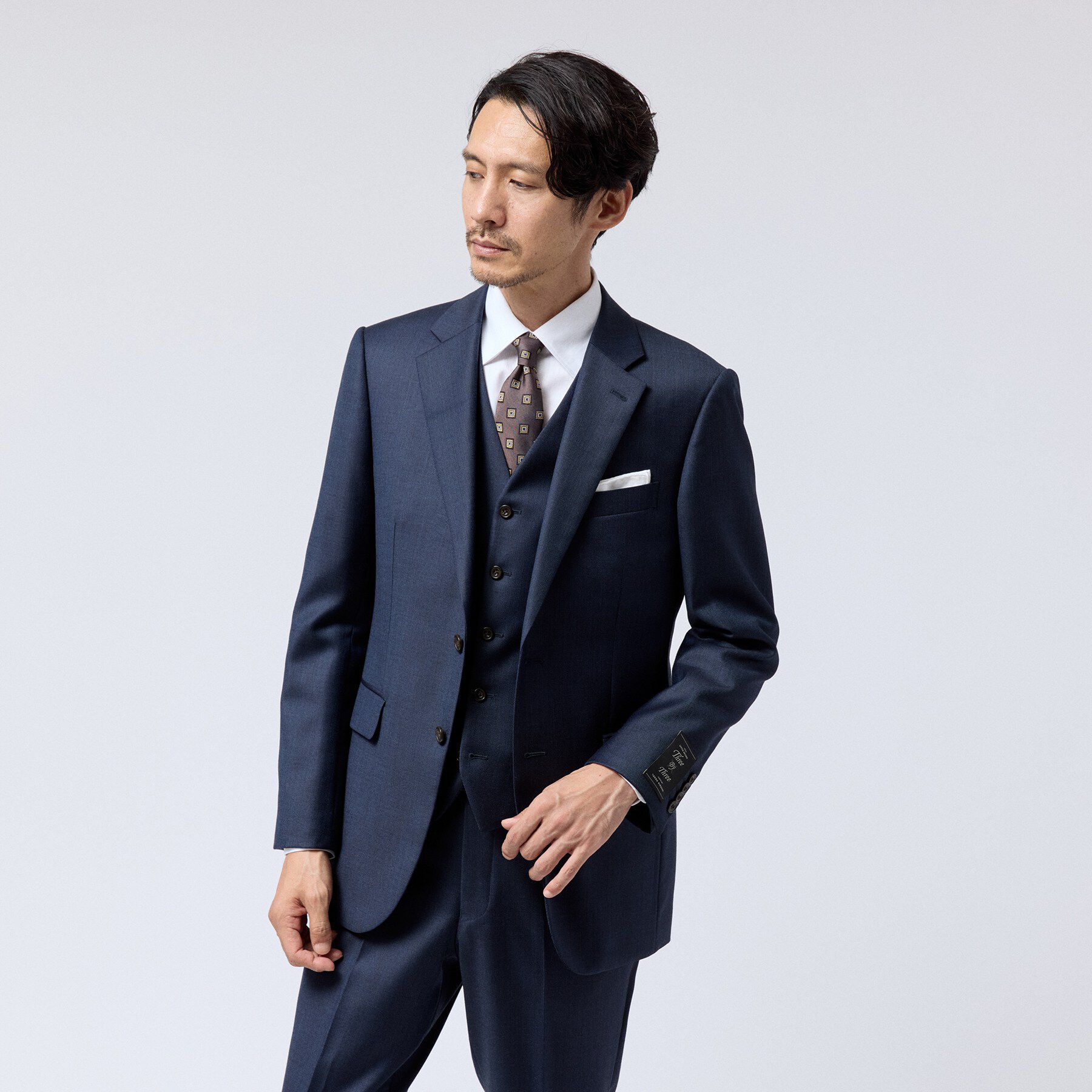 TAKEO KIKUCHI「シャイニー シャーク ピンヘッド スーツ」|スーツ|