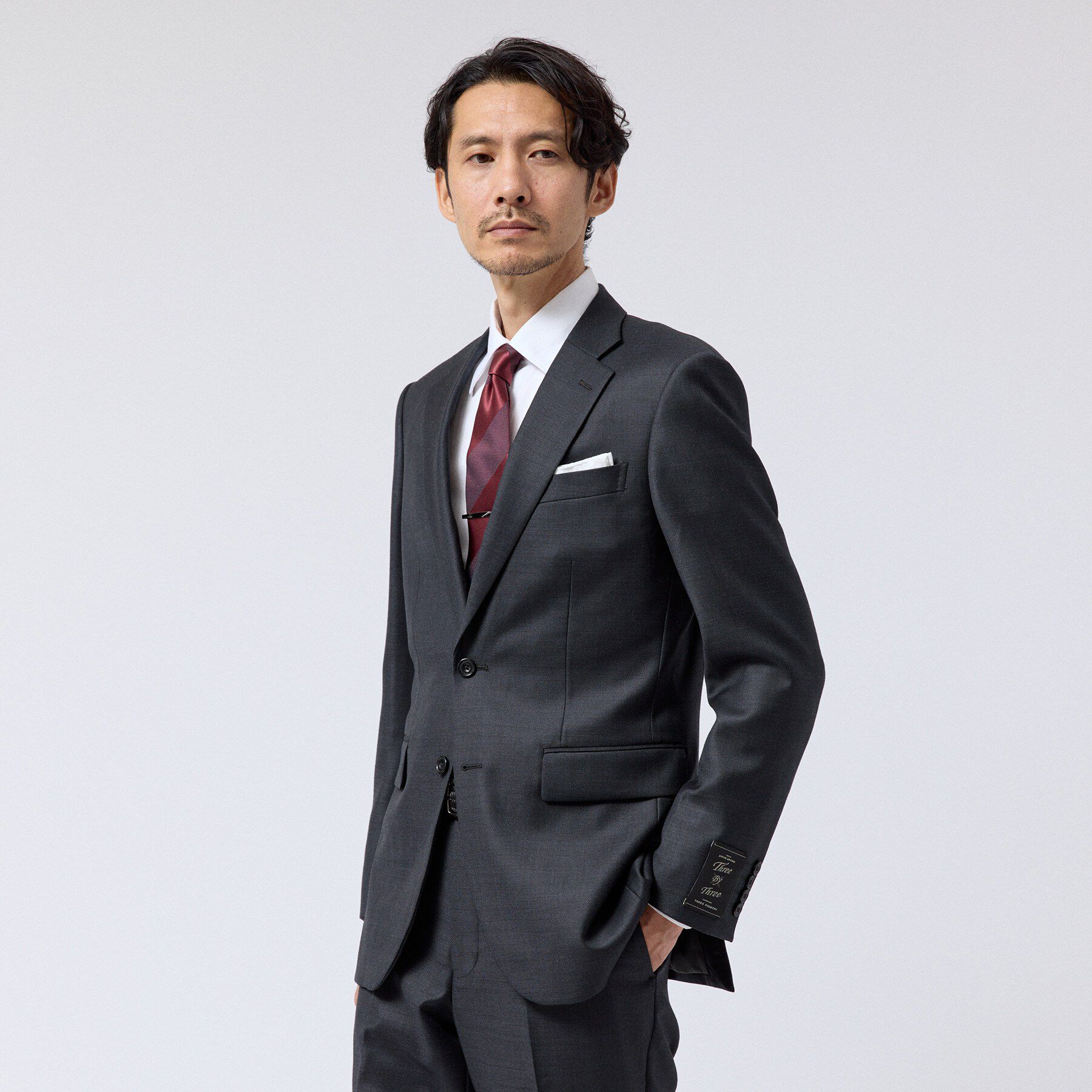 TAKEO KIKUCHI「シャイニー シャーク ピンヘッド スーツ」|スーツ|