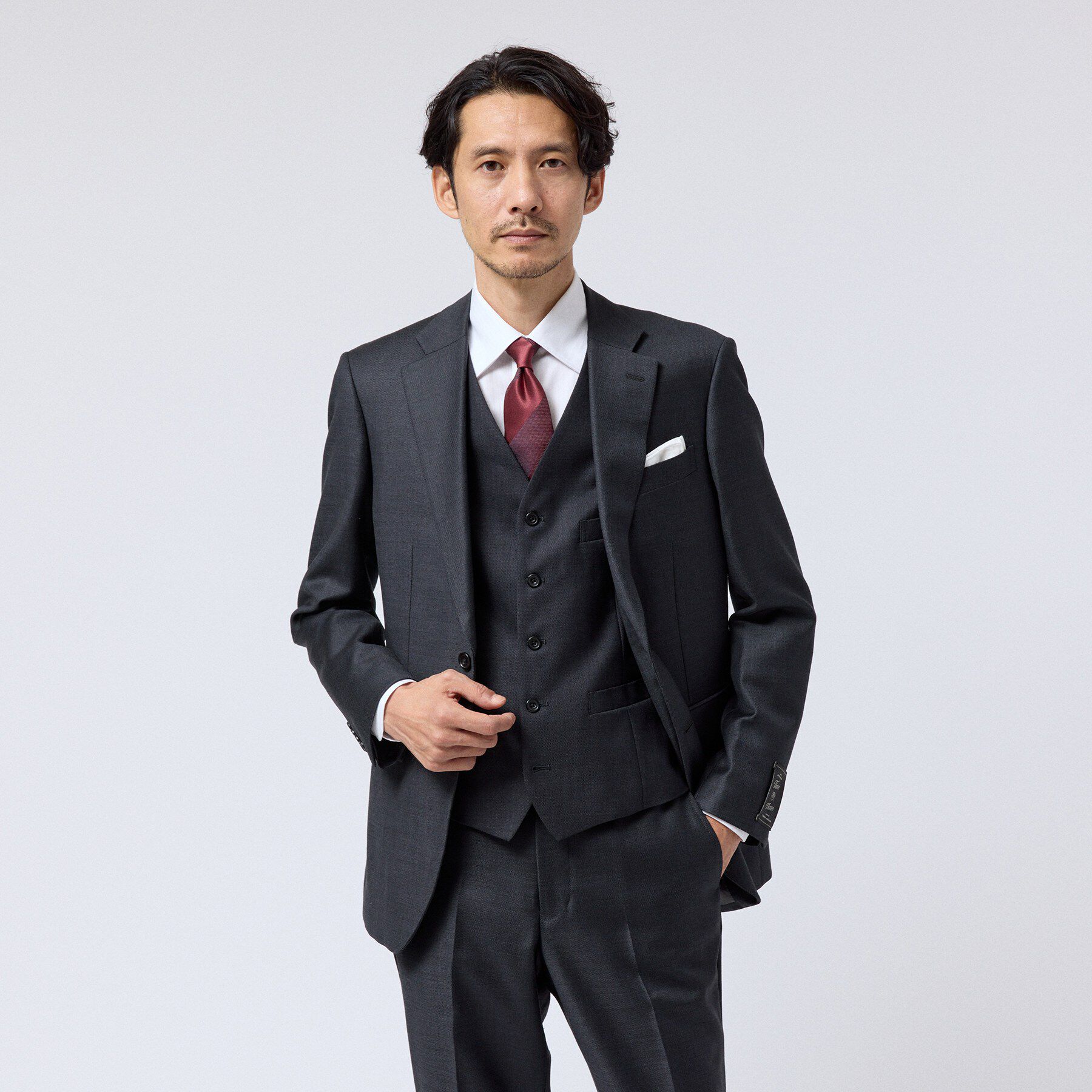 TAKEO KIKUCHI「シャイニー シャーク ピンヘッド スーツ」|スーツ|