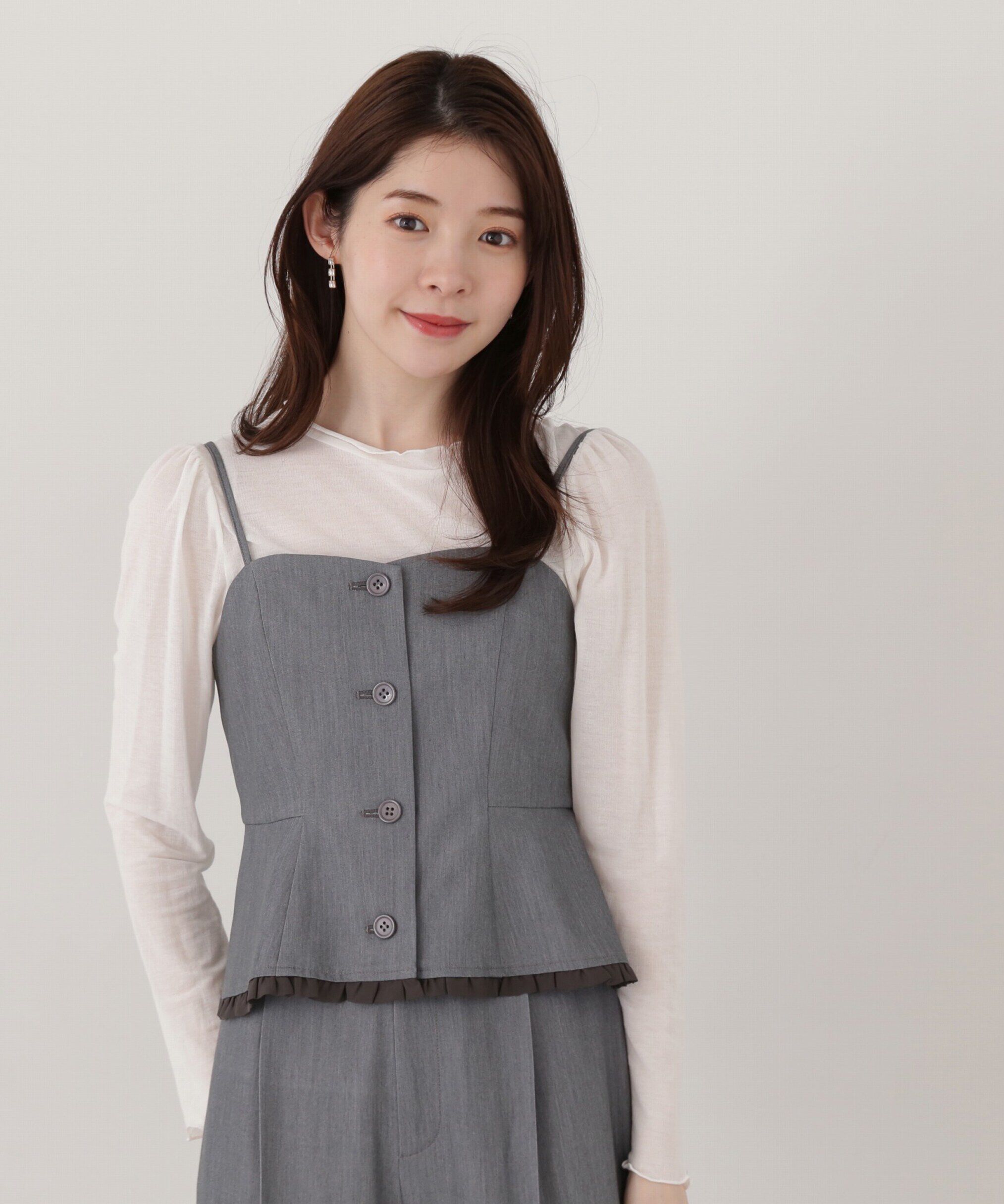 PROPORTION BODY DRESSING「シアーカットソー」|Tシャツ・カットソー|エクリュ1