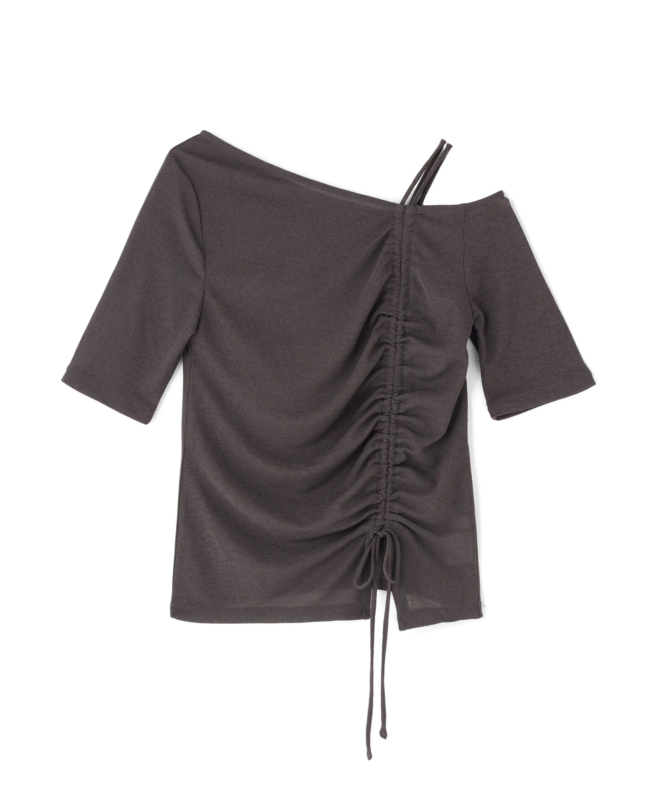PROPORTION BODY DRESSING「〈a/mie〉アシメドロストカットソー26SS」|Tシャツ・カットソー|