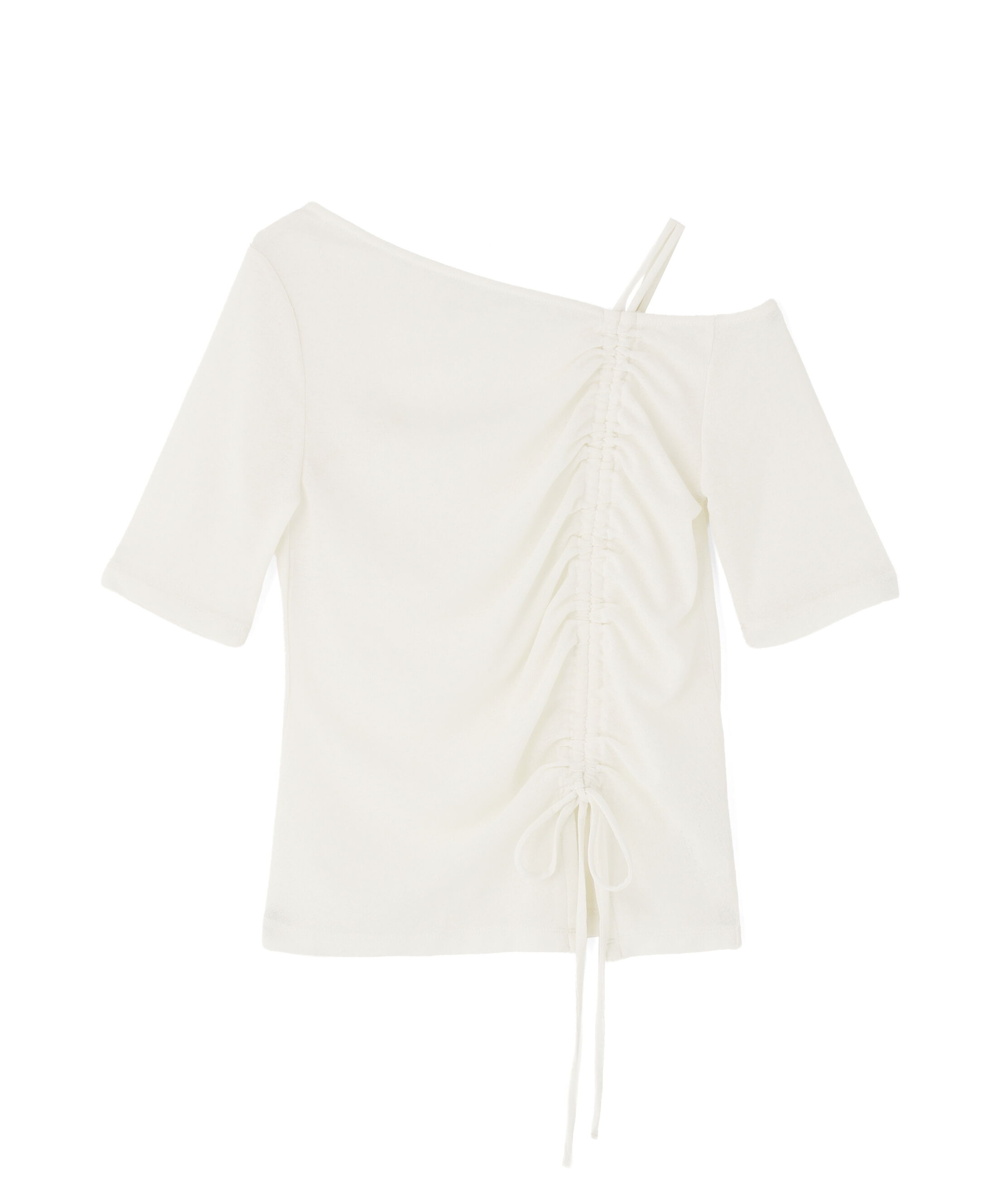 PROPORTION BODY DRESSING「〈a/mie〉アシメドロストカットソー26SS」|Tシャツ・カットソー|