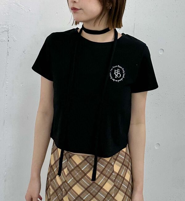 archives「チョーカー付刺繍チビＴｅｅ」|Tシャツ・カットソー|