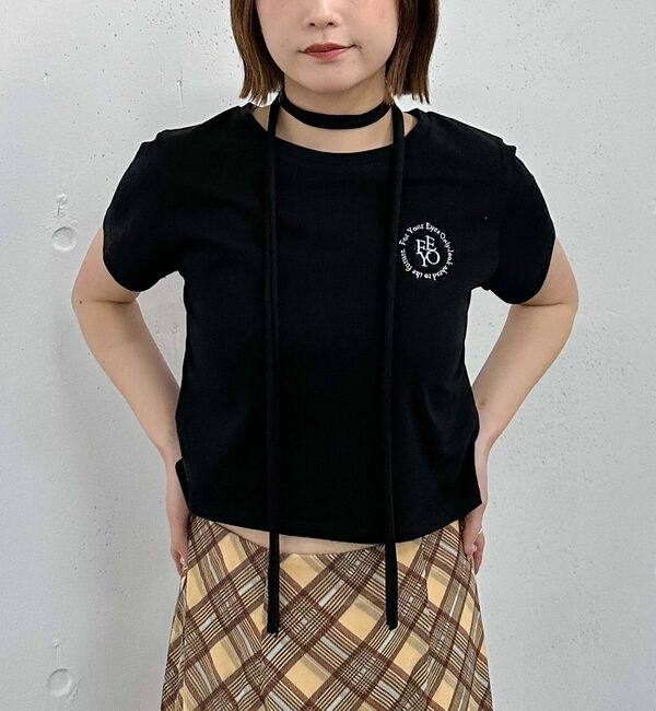 archives「チョーカー付刺繍チビＴｅｅ」|Tシャツ・カットソー|