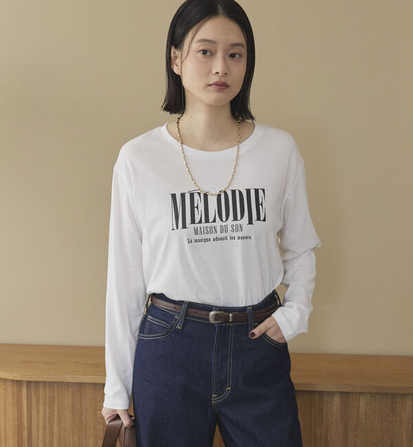 Doux archives「ＭＥＬＯＤＩＥロゴロンＴｅｅ」|Tシャツ・カットソー|