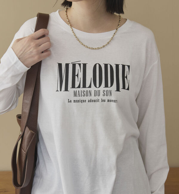 Doux archives「ＭＥＬＯＤＩＥロゴロンＴｅｅ」|Tシャツ・カットソー|