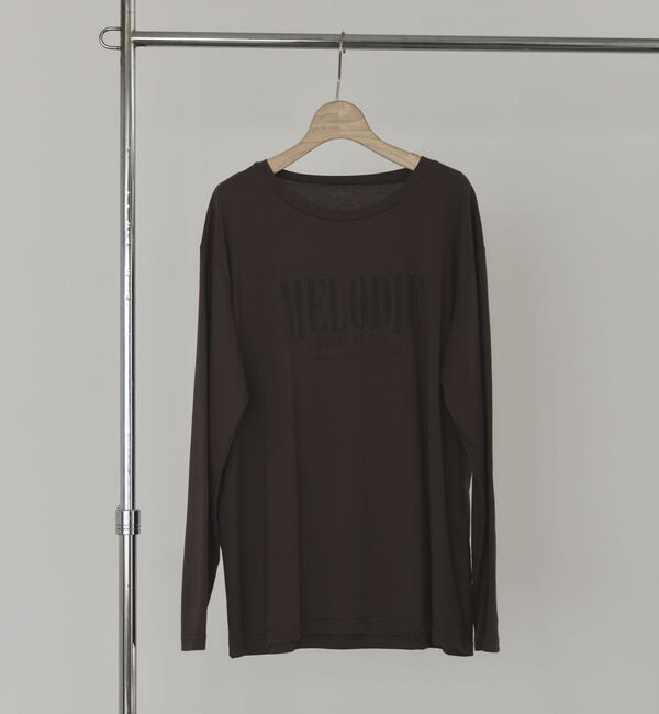 Doux archives「ＭＥＬＯＤＩＥロゴロンＴｅｅ」|Tシャツ・カットソー|BROWN