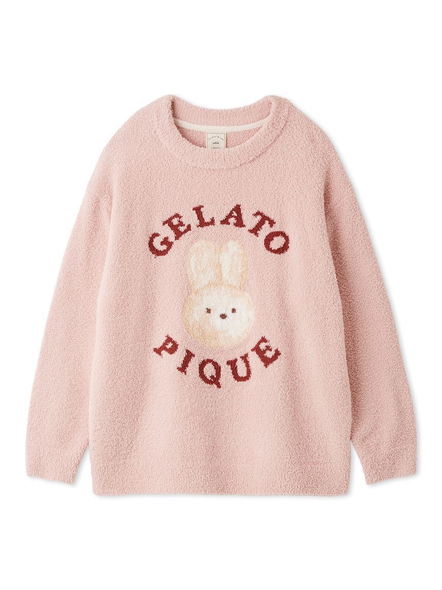 gelato pique「【ラッピング済み】ベビモコアニマルブレッドジャガードプルオーバー&総柄ロングパンツSET」|ルームウェア|