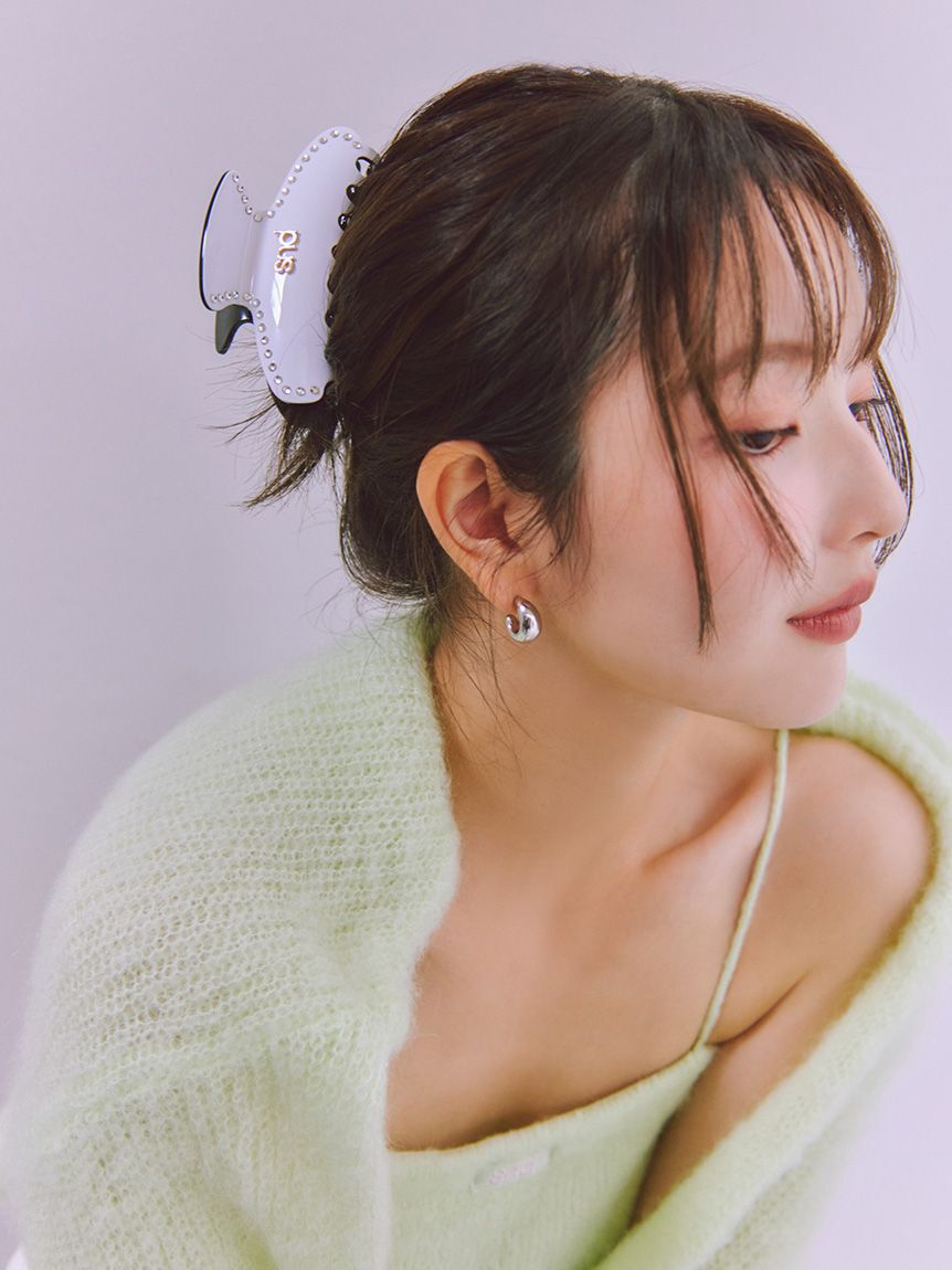 SNIDEL「ニットキャミセットモヘアカーデ」|カーディガン|