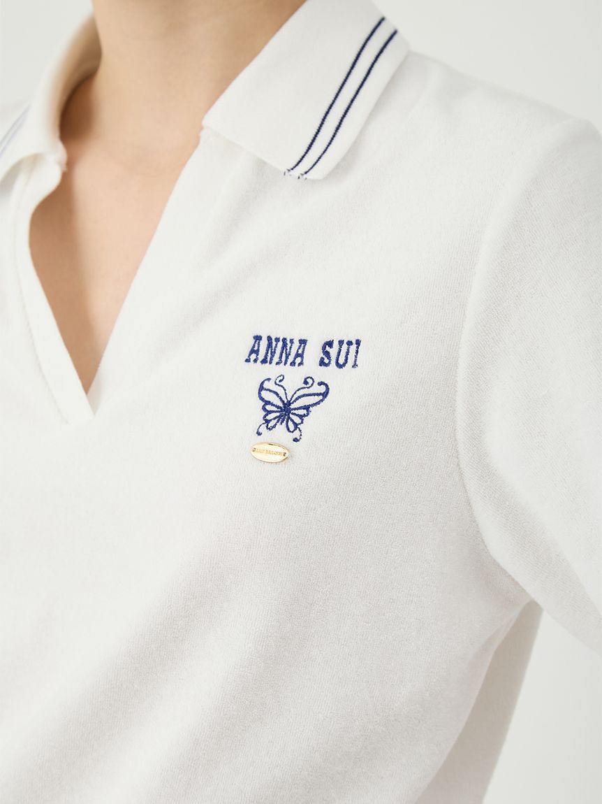 LILY BROWN「【LILY BROWN&times;ANNA SUI】パイルポロトップス」|Tシャツ・カットソー|