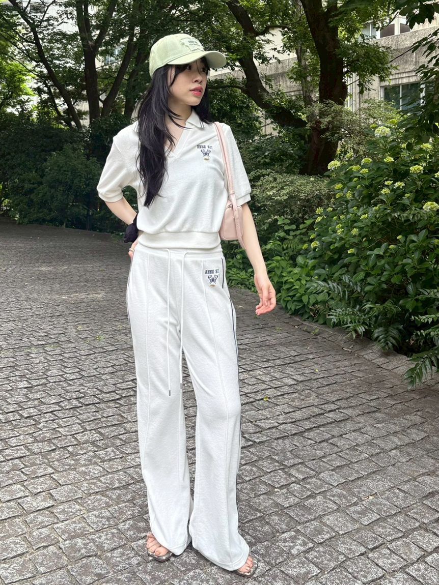 LILY BROWN「【LILY BROWN&times;ANNA SUI】パイルポロトップス」|Tシャツ・カットソー|