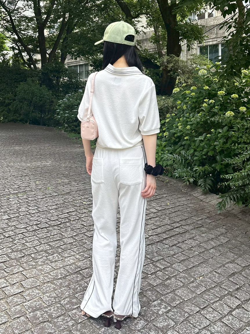 LILY BROWN「【LILY BROWN&times;ANNA SUI】パイルポロトップス」|Tシャツ・カットソー|