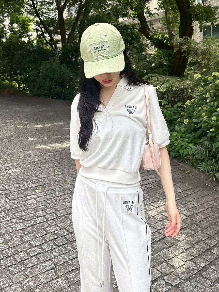 LILY BROWN「【LILY BROWN&times;ANNA SUI】パイルポロトップス」|Tシャツ・カットソー|
