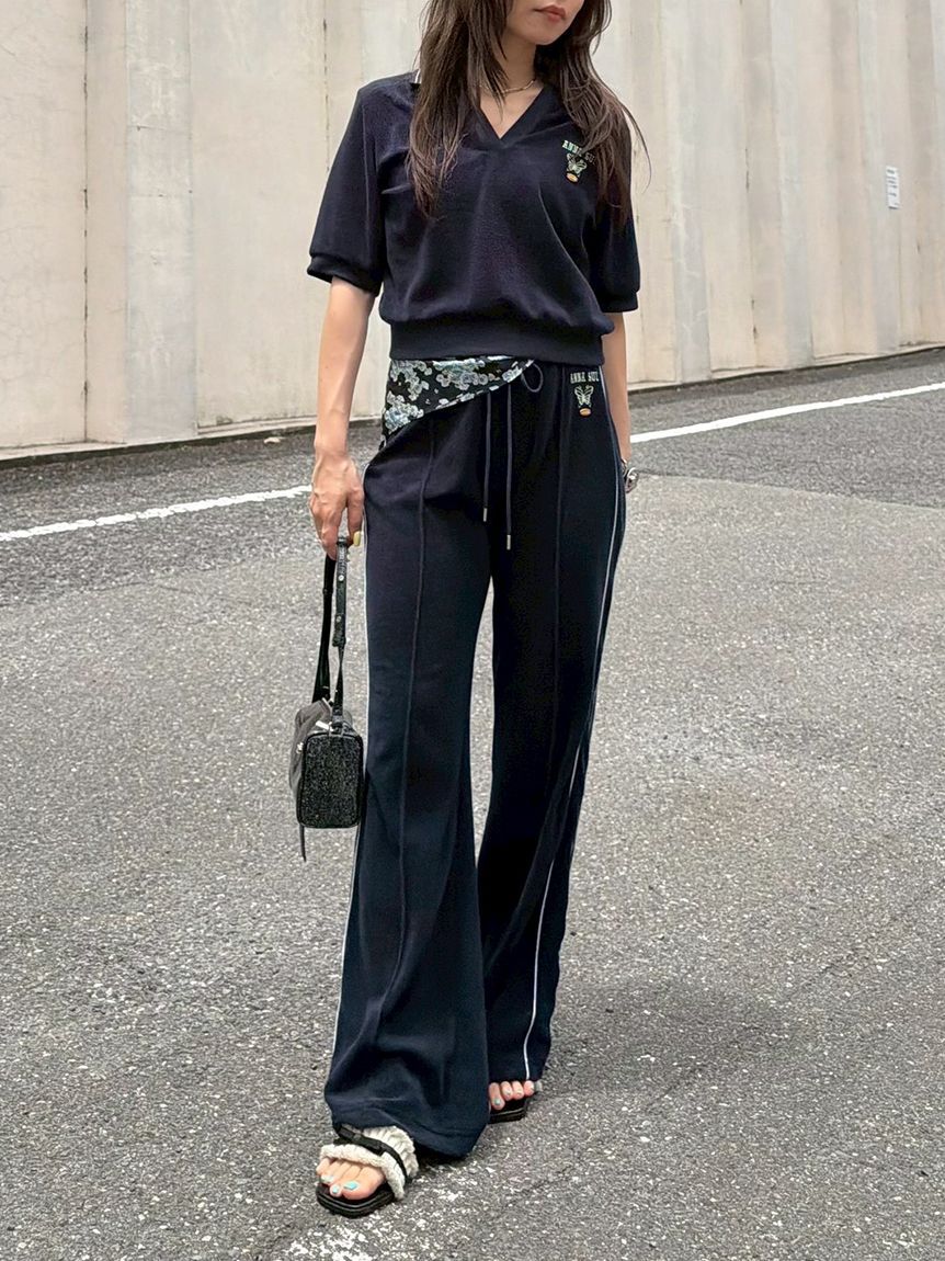LILY BROWN「【LILY BROWN&times;ANNA SUI】パイルポロトップス」|Tシャツ・カットソー|
