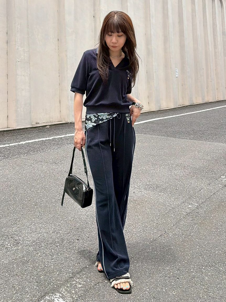 LILY BROWN「【LILY BROWN&times;ANNA SUI】パイルポロトップス」|Tシャツ・カットソー|