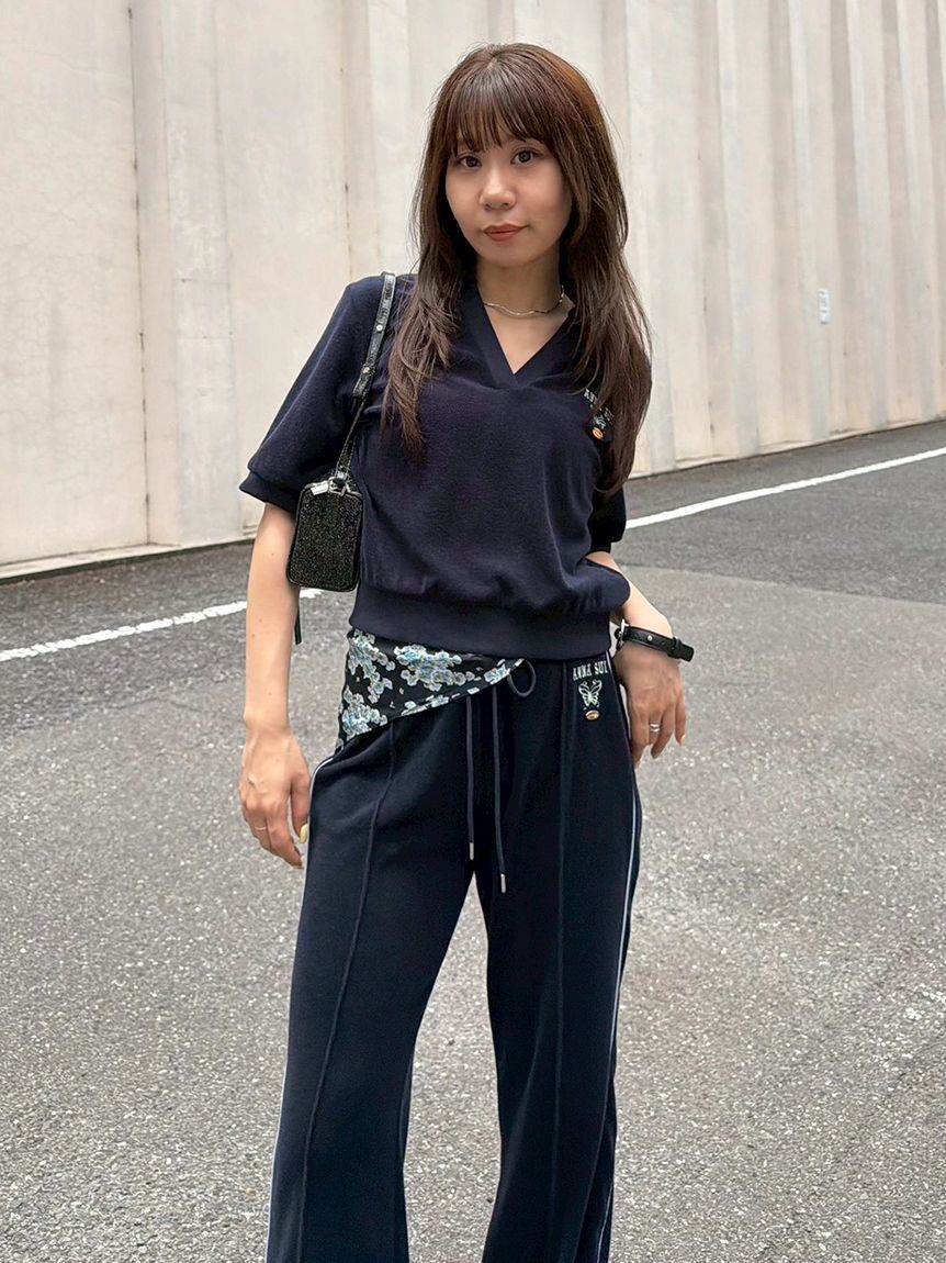 LILY BROWN「【LILY BROWN&times;ANNA SUI】パイルポロトップス」|Tシャツ・カットソー|