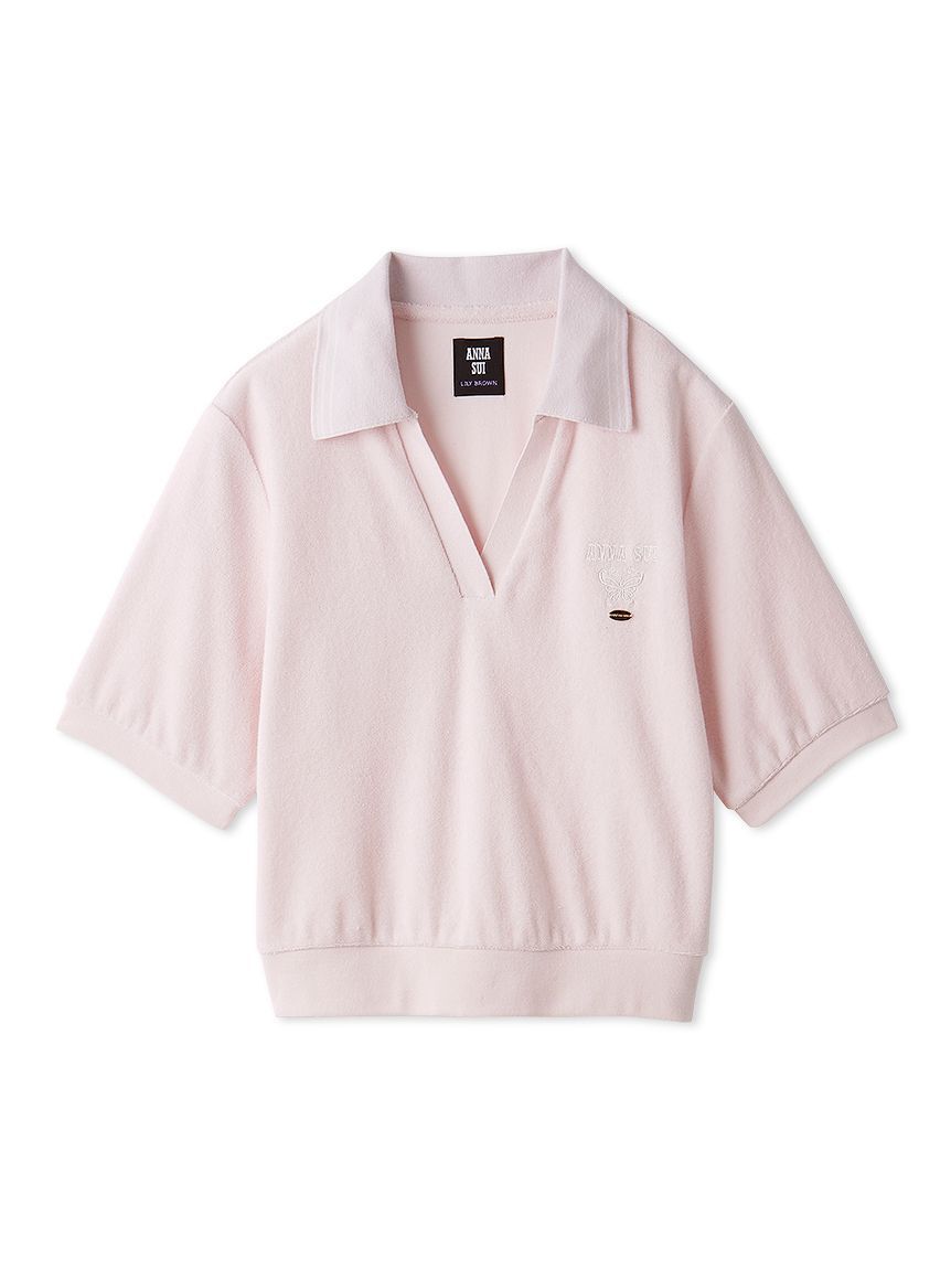 LILY BROWN「【LILY BROWN&times;ANNA SUI】パイルポロトップス」|Tシャツ・カットソー|