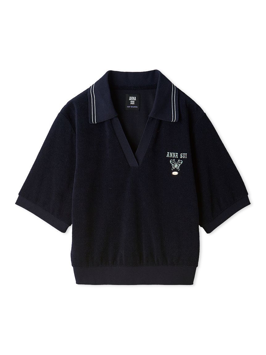 LILY BROWN「【LILY BROWN&times;ANNA SUI】パイルポロトップス」|Tシャツ・カットソー|
