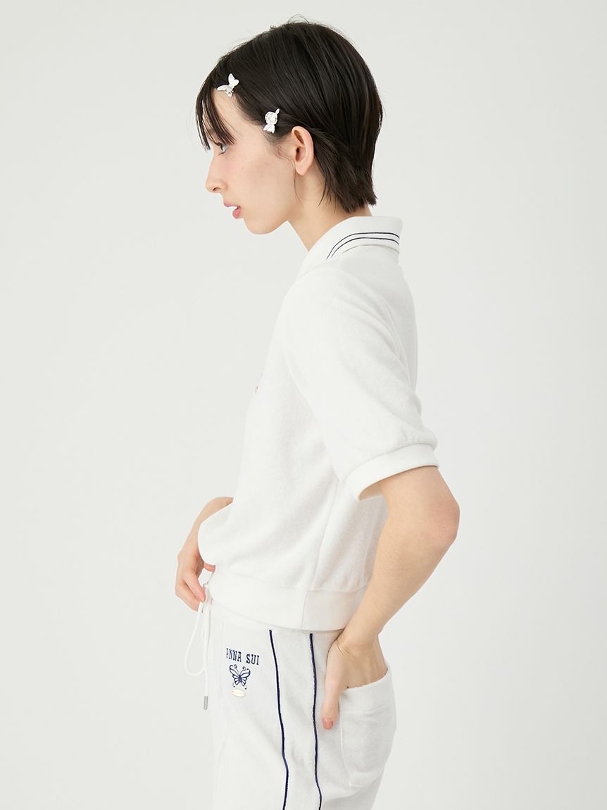 LILY BROWN「【LILY BROWN&times;ANNA SUI】パイルポロトップス」|Tシャツ・カットソー|