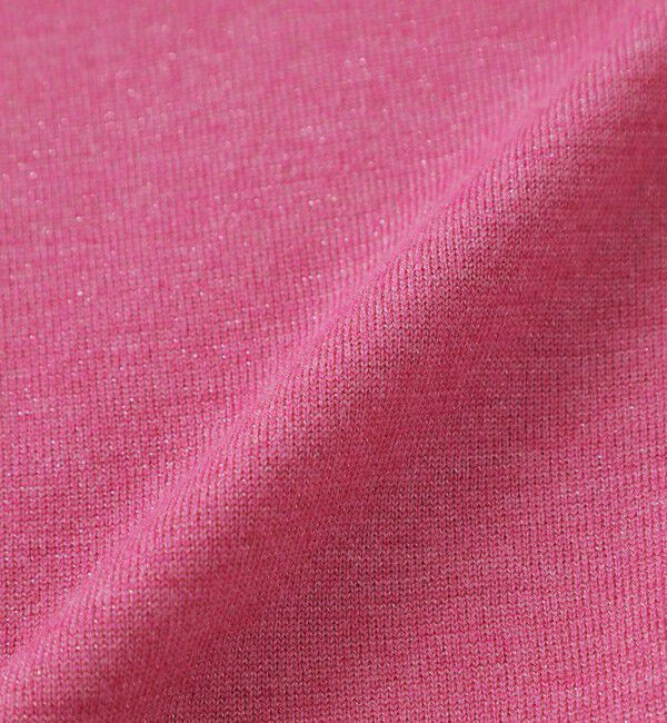  「【CASHWOOL】 ウォッシャブルラメVネックニット」|ニット・セーター|