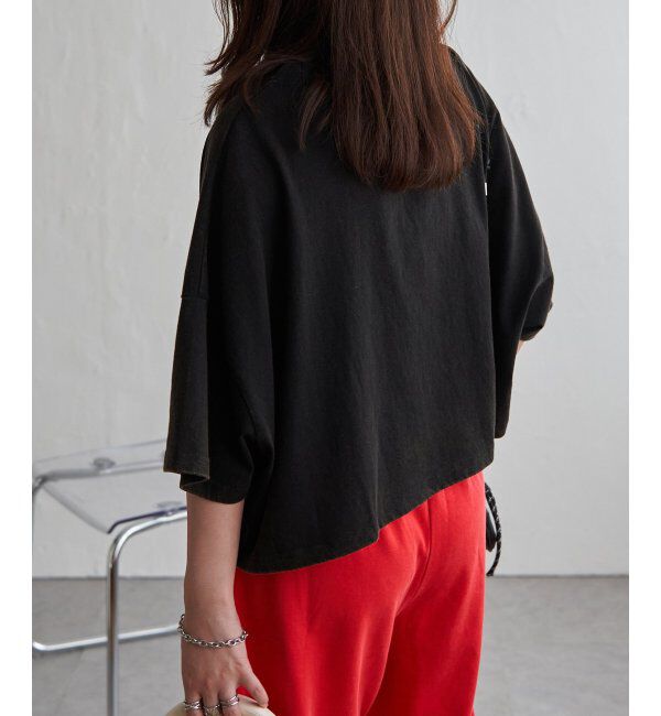 VENCE share style「パウダー加工ボリュームプリントT」|Tシャツ・カットソー|