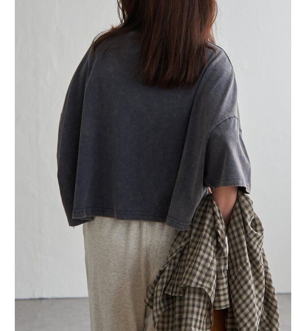VENCE share style「パウダー加工ボリュームプリントT」|Tシャツ・カットソー|