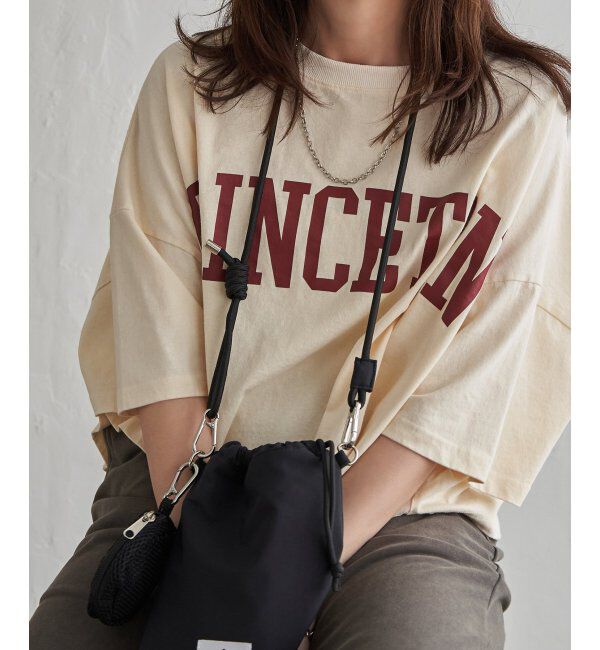 VENCE share style「パウダー加工ボリュームプリントT」|Tシャツ・カットソー|