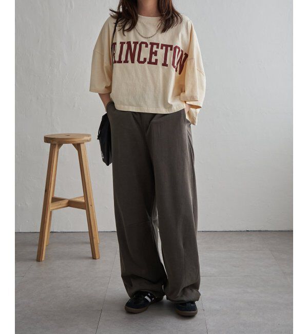 VENCE share style「パウダー加工ボリュームプリントT」|Tシャツ・カットソー|
