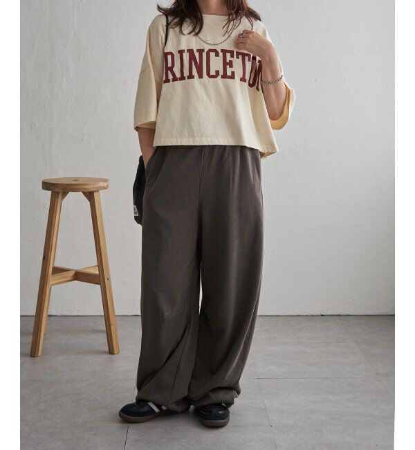 VENCE share style「パウダー加工ボリュームプリントT」|Tシャツ・カットソー|