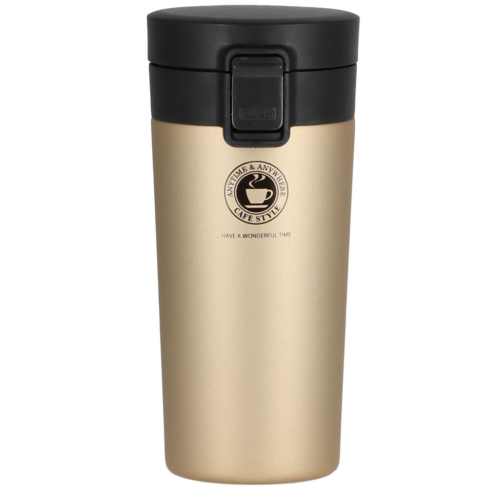 BACKYARD FAMILY「タンブラー 蓋付き 保温 保冷 通販 おしゃれ ステンレス 370ml 約 400ml 携帯」|食器・キッチングッズ|ゴールド1