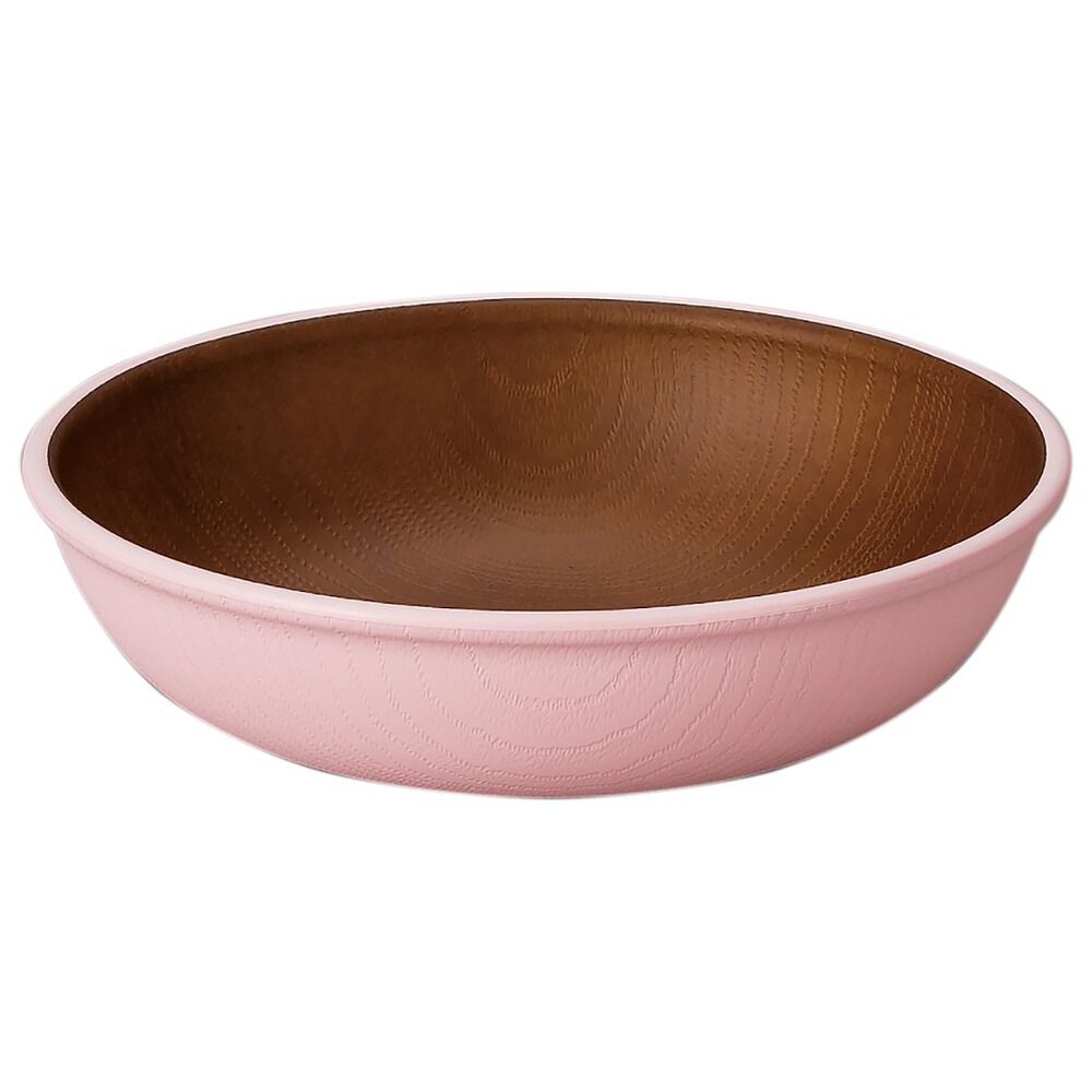 BACKYARD FAMILY「ラウンドプレート 通販 日本製 木目 カフェランチプレート 木目調食器 取り皿 15&times;4cm」|食器・キッチングッズ|ブラウン3