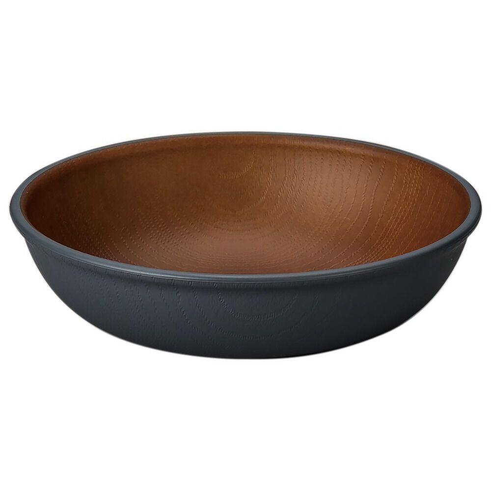 BACKYARD FAMILY「ラウンドプレート 通販 日本製 木目 カフェランチプレート 木目調食器 取り皿 15&times;4cm」|食器・キッチングッズ|ブラウン4