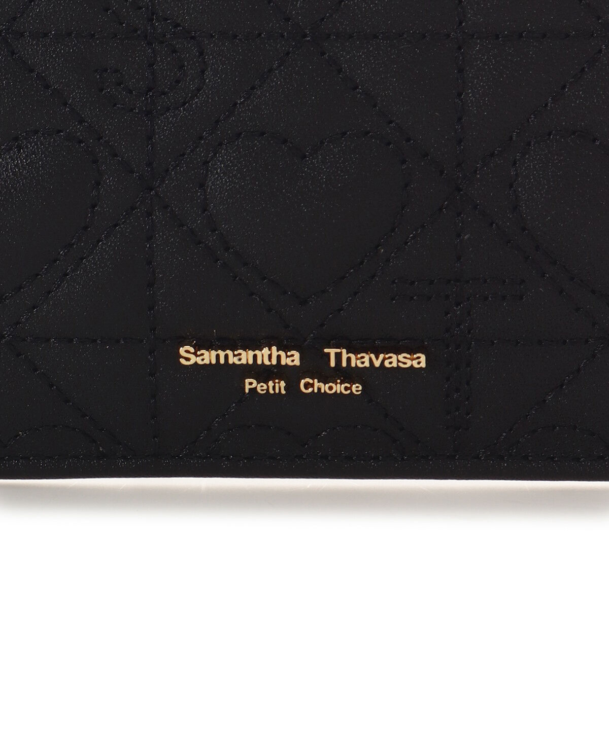 Samantha Thavasa Petit Choice「ハートキルティングフラグメントケース」|名刺入れ・カードケース|