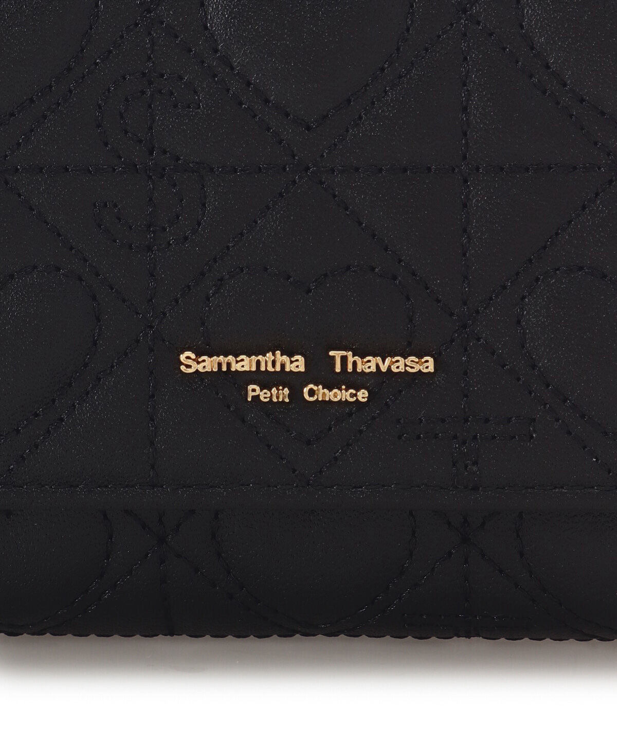 Samantha Thavasa Petit Choice「ハートキルティング折財布」|財布|