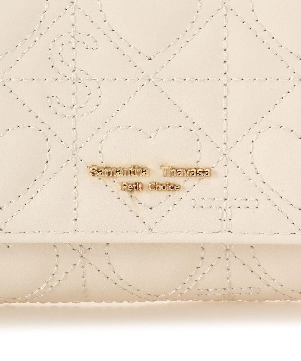Samantha Thavasa Petit Choice「ハートキルティング折財布」|財布|