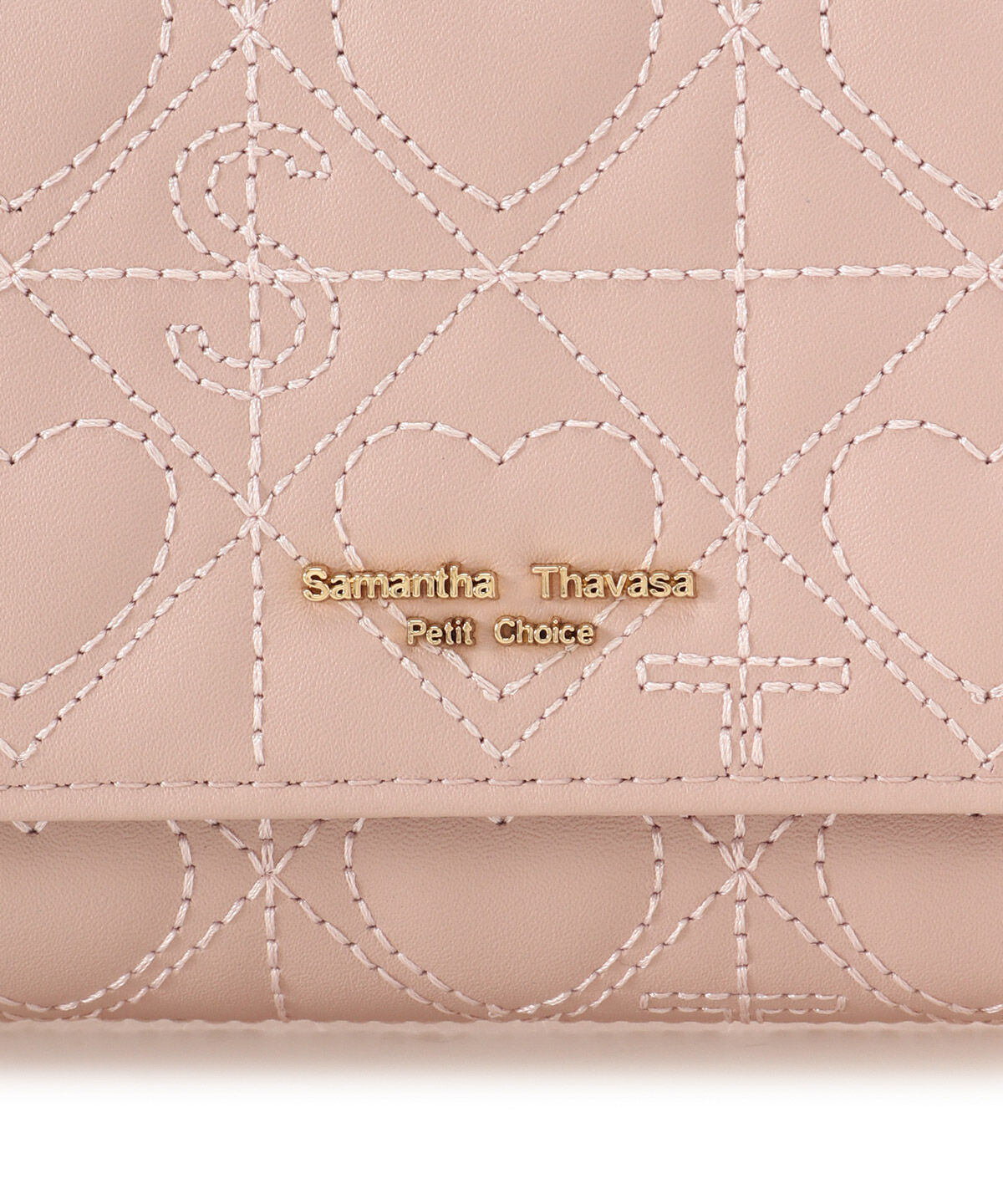 Samantha Thavasa Petit Choice「ハートキルティング折財布」|財布|