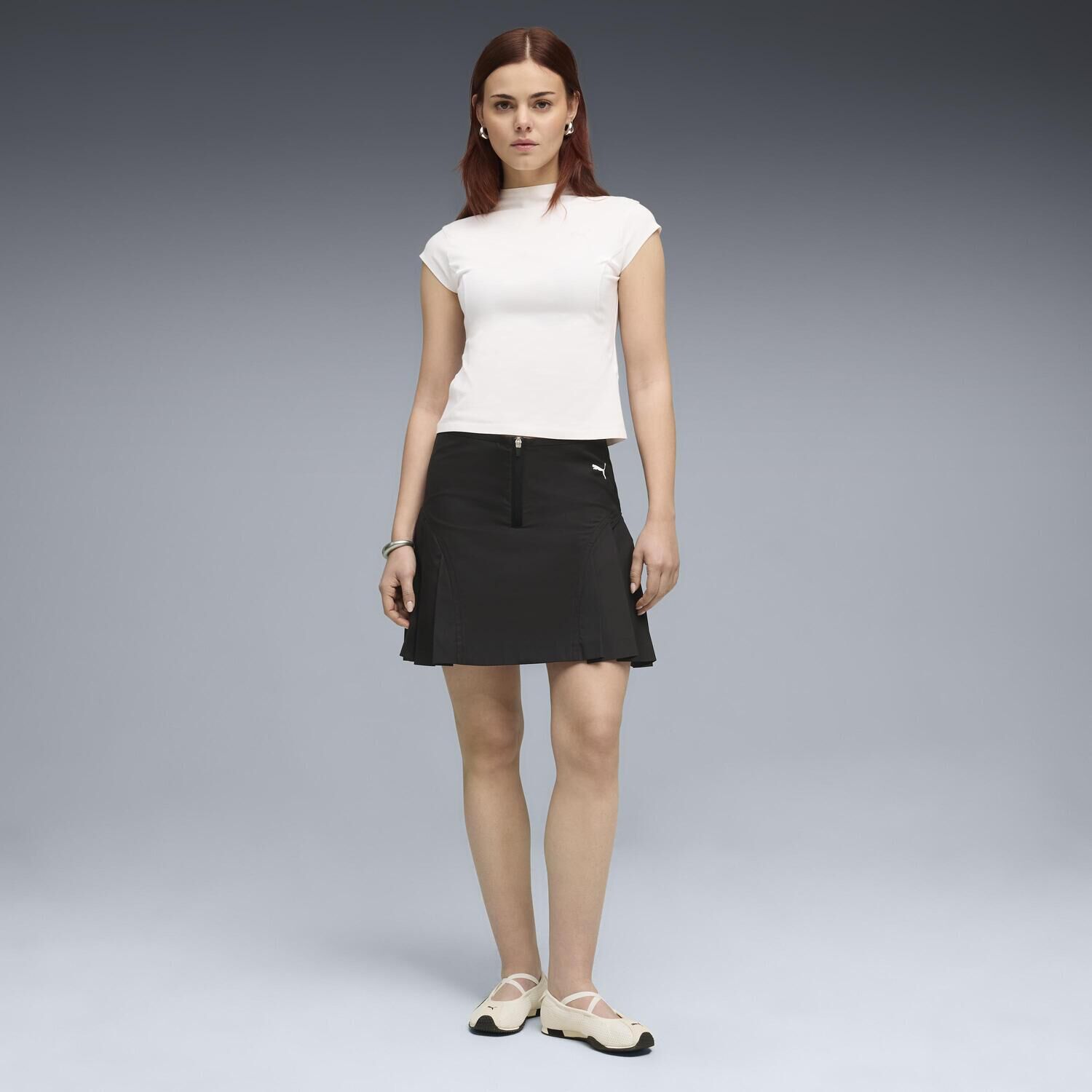 PUMA「【PUMA ｳｪｱ】W DARE TO WOVEN SHORT SKIRT」|サンダル|