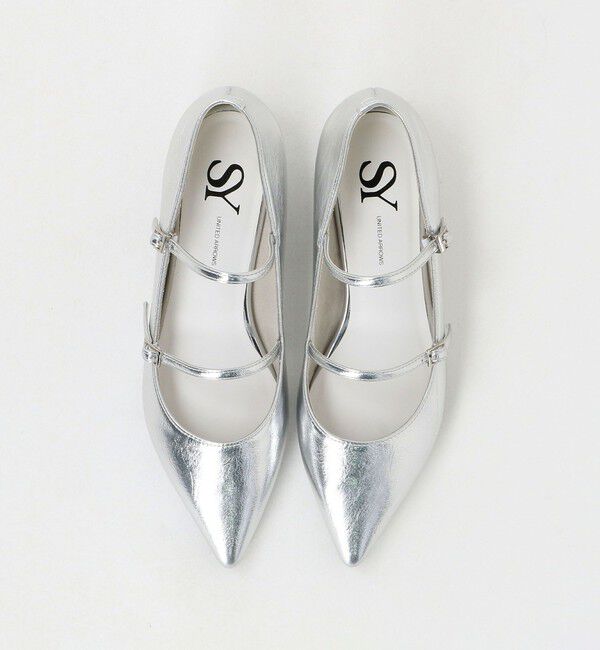 ODETTE E ODILE「＜SY＞ ポインテッド ダブルストラップ フラット15&uarr;」|パンプス|