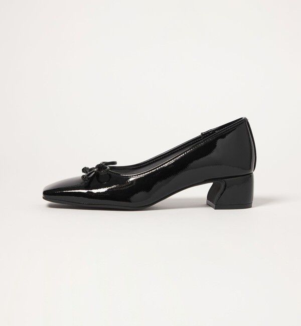 ODETTE E ODILE「＜SY＞ヒールアップバレエ パンプス40&uarr;」|パンプス|BLACK