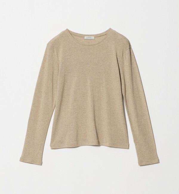 UNITED ARROWS green label relaxing「シャイニーラメ クルーネック ロングスリーブ カットソー」|Tシャツ・カットソー|