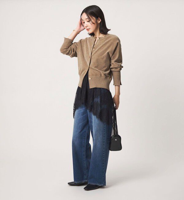 UNITED ARROWS green label relaxing「【結論シリーズ】ふれてモールニットカーデ」|カーディガン|
