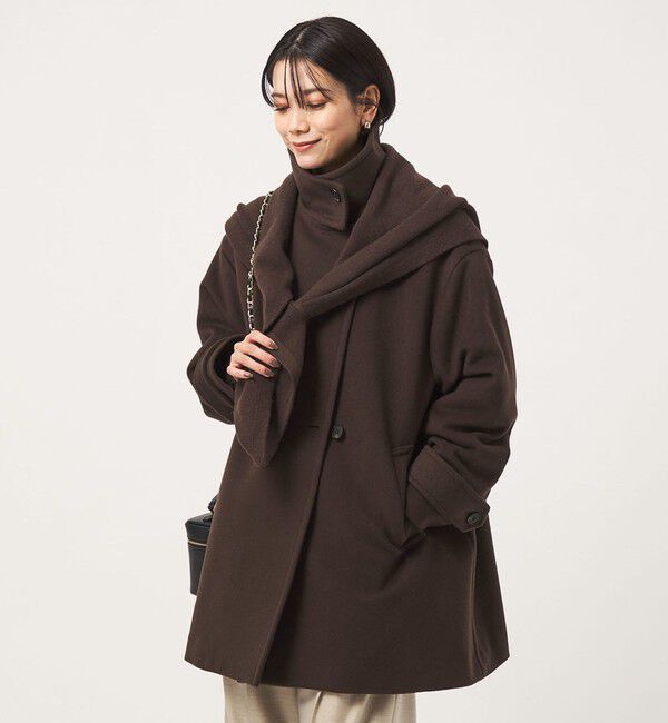 UNITED ARROWS green label relaxing「［size SHORT/TALLあり］＜1_OF MINE＞スタンドカラー コート」|その他|DK.BROWN