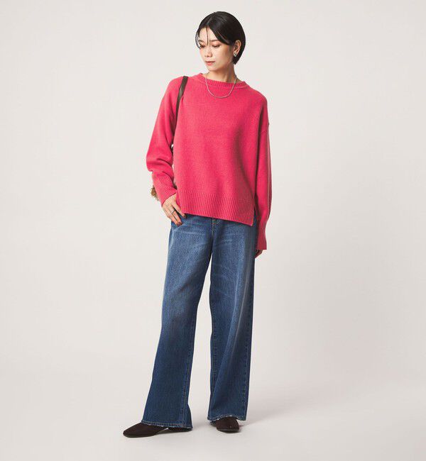 UNITED ARROWS green label relaxing「［size SHORTあり］SERENITY クルーネック プルオーバー ニット」|ニット・セーター|