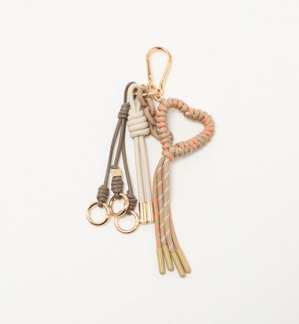 BEAUTY&YOUTH UNITED ARROWS「【WEB限定】＜VIOLAd&rsquo;ORO＞BIANCA コード ハート チャーム」|キーケース|BEIGE