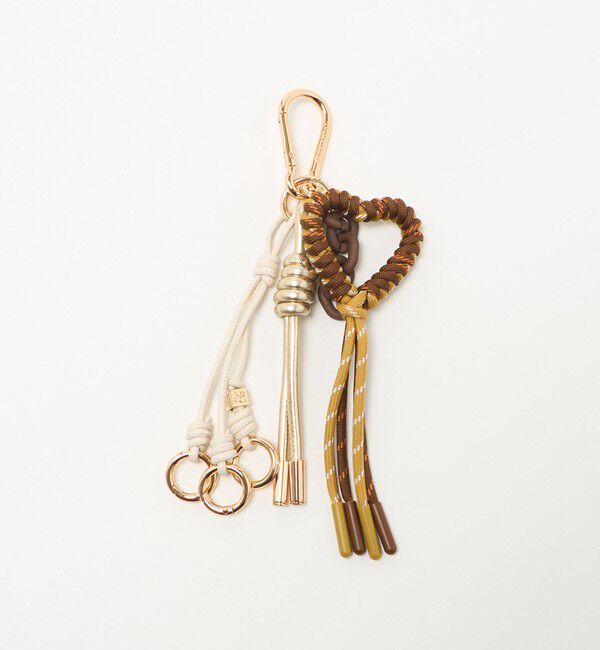 BEAUTY&YOUTH UNITED ARROWS「【WEB限定】＜VIOLAd&rsquo;ORO＞BIANCA コード ハート チャーム」|キーケース|DK.BROWN