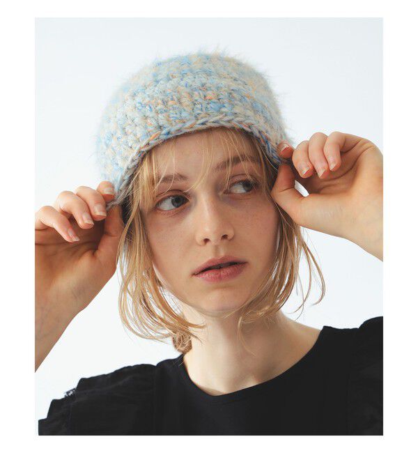 Ray BEAMS 「ミックス ハンドニット ハット 26FW」|その他|GREY MIX