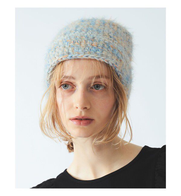 Ray BEAMS 「ミックス ハンドニット ハット 26FW」|その他|