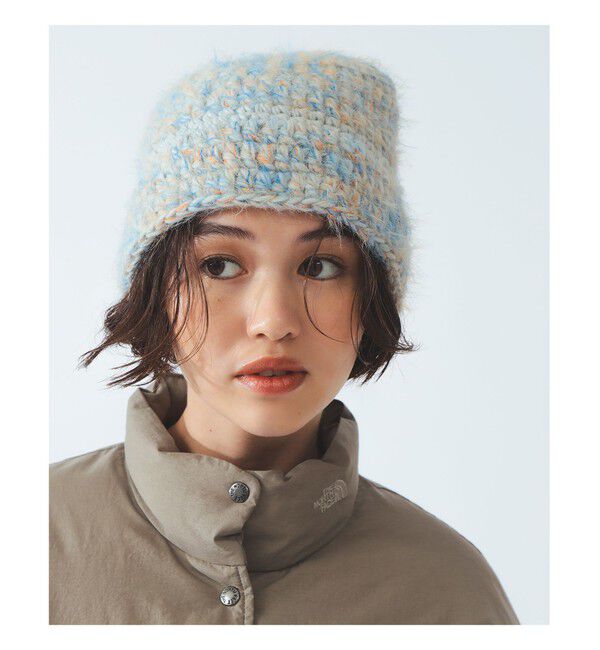 Ray BEAMS 「ミックス ハンドニット ハット 26FW」|その他|